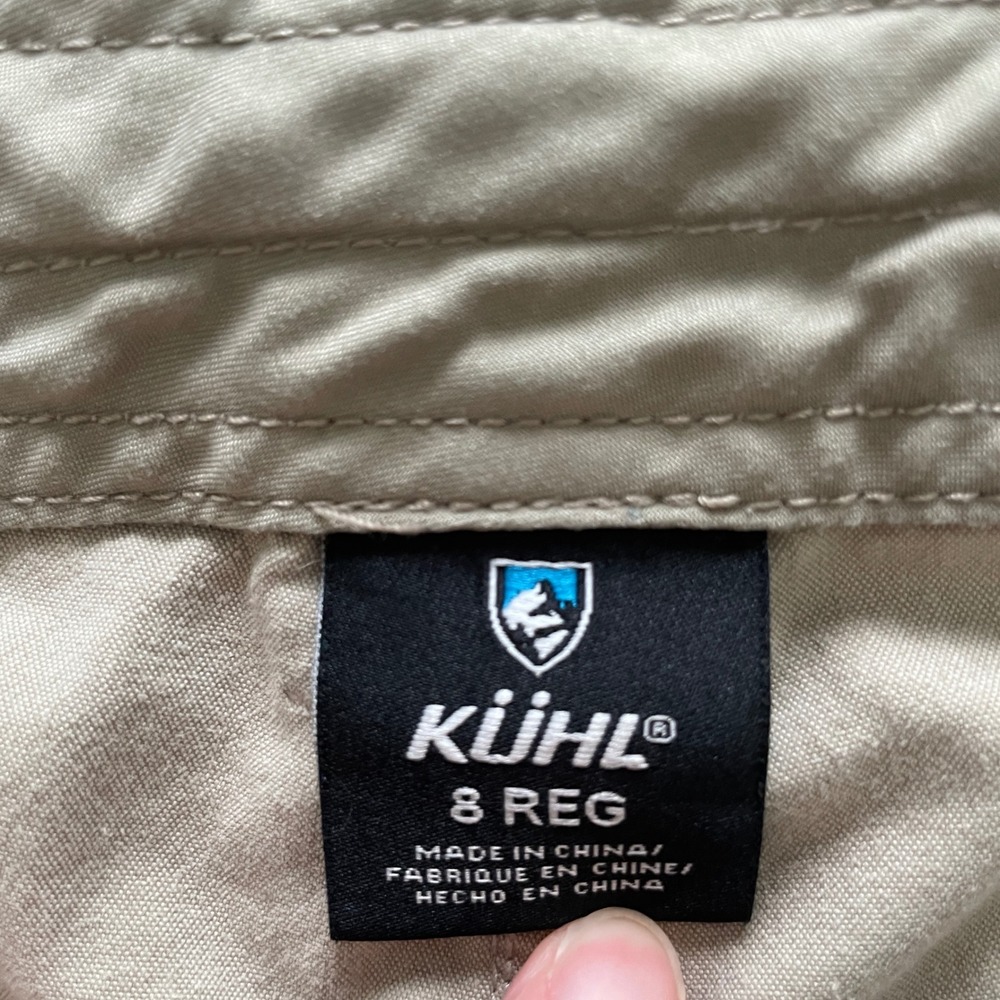 Kuhl Splash Roll-Up Pants Womens 8 Reg‎ Tan Hiking Utility Gorpcore - Picture 10 of 14